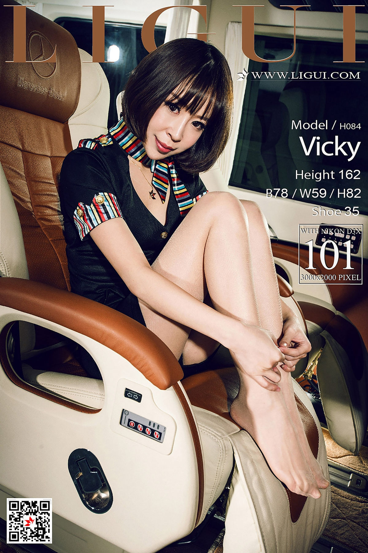 [Ligui丽柜]2018.01.15 网络丽人 Model Vicky