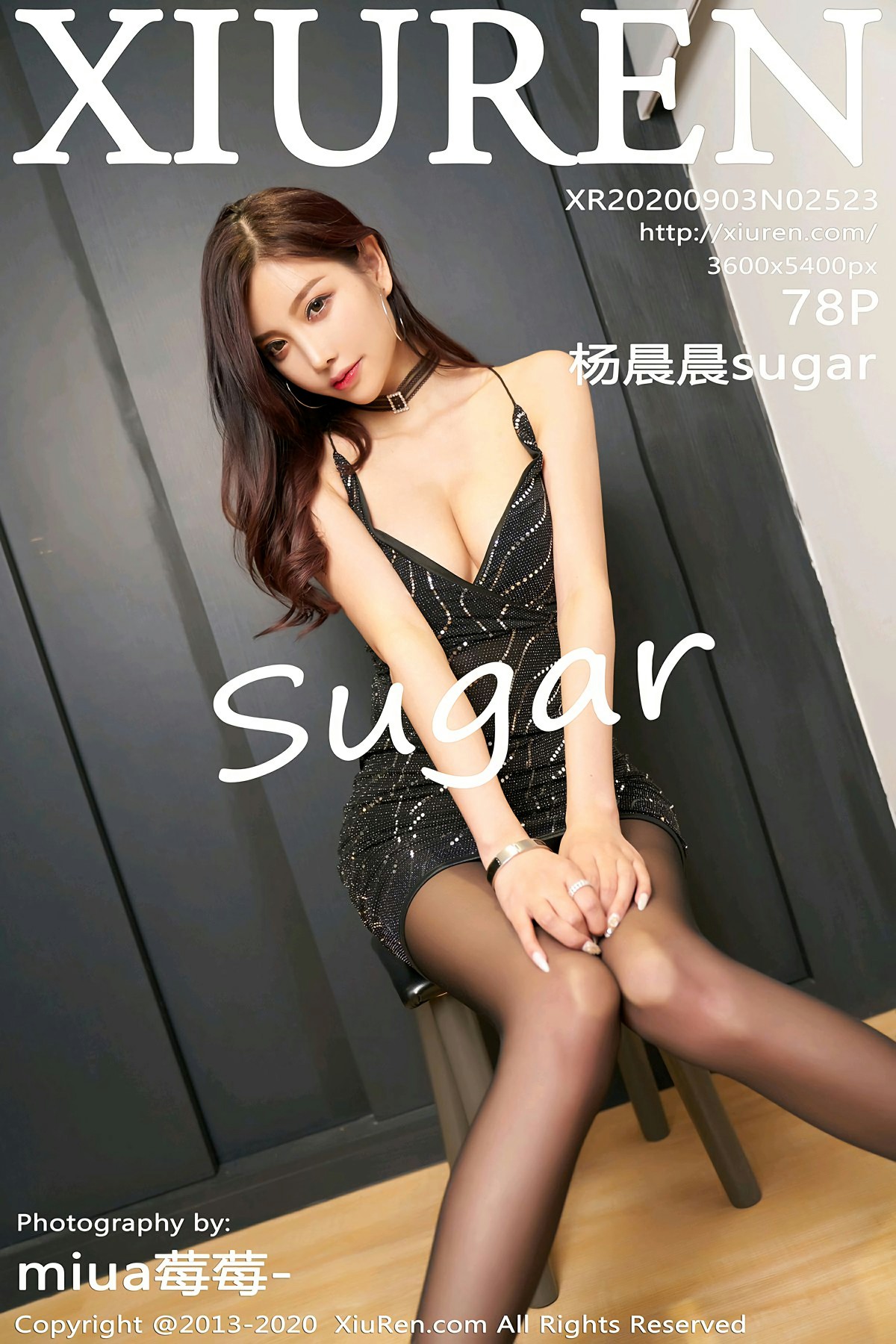 [XiuRen秀人网] 2020.09.03 No.2523 <strong>杨晨晨sugar</strong> 极致黑丝